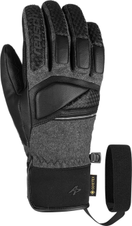 Reusch Alexis Pinturault GTX + Gore grip technology 6101313 7711 black grey front